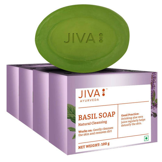 Buy Jiva Ayurveda Basil Bathing Soap from DrMediCart, Ship from India to USA