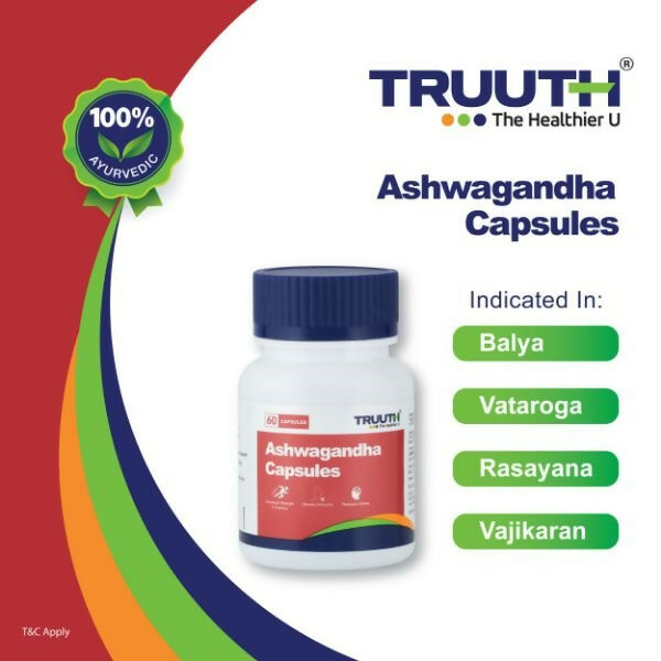 Truuth Ashwagandha 500mg Capsules