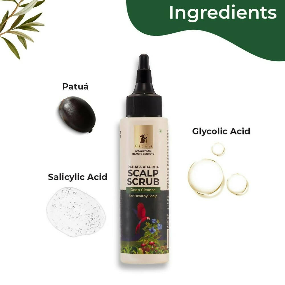 Pilgrim Patua & AHA BHA Scalp Scrub Deep Cleanse For Healthy Scalp