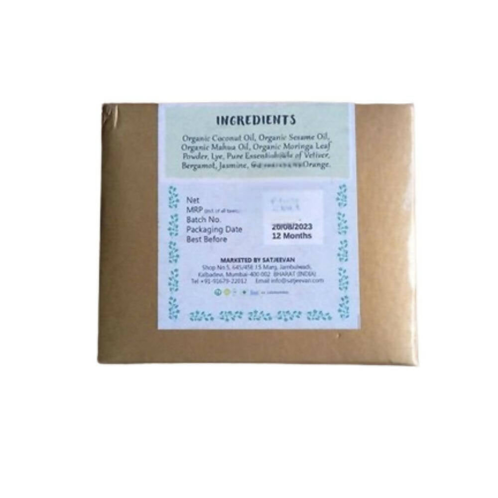 Buy Satjeevan Organic Moringa Vetiver Soap from DrMediCart, Ship from India to USA