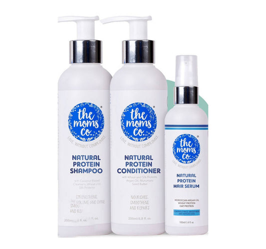 Buy The Moms Co Anti Hair Fall 3-Step Protein Kit from DrMediCart, Ship from India to USA