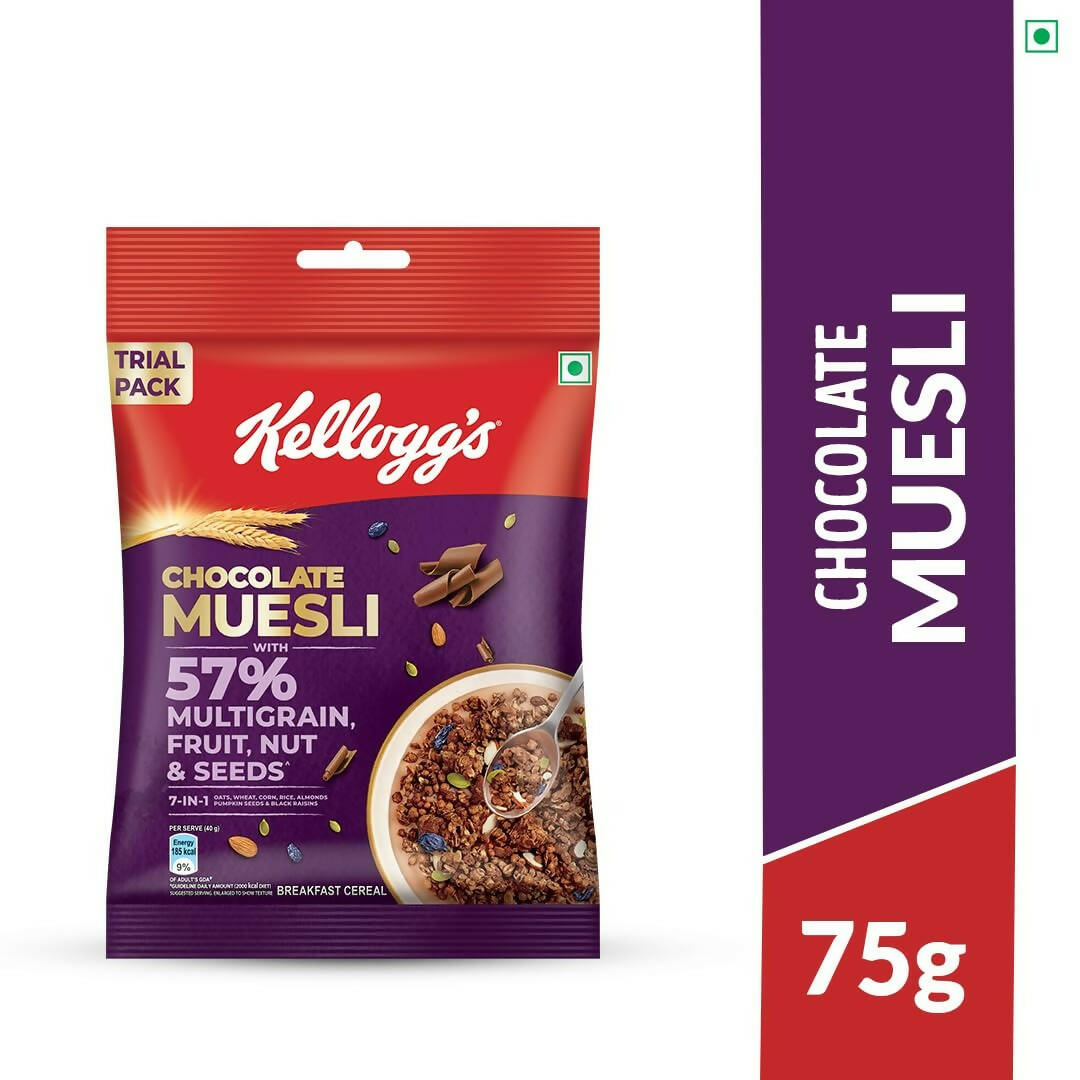 Buy New Kellogg's Chocolate Muesli 57% Multigrain, Fruit, Nut & Seeds from DrMediCart, Ship from India to USA