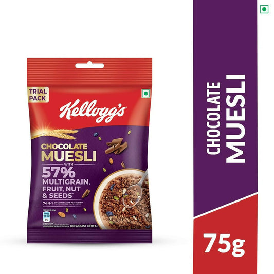 Buy New Kellogg's Chocolate Muesli 57% Multigrain, Fruit, Nut & Seeds from DrMediCart, Ship from India to USA