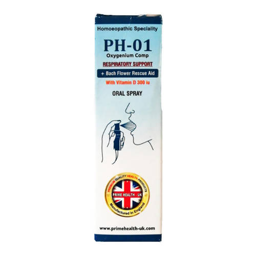 Buy Prime Health Homeopathic PH-01 Respiratory Supportoral Spray from DrMediCart, Ship from India to USA