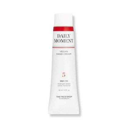 The Face Shop Non-Greasy Vegan Hand Cream - Midnight Street With Hyaluronic Acid