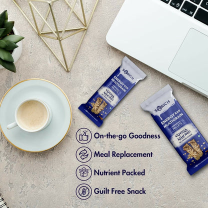 Sorich Organics Multigrain Energy Mini Bars Vanilla Almond