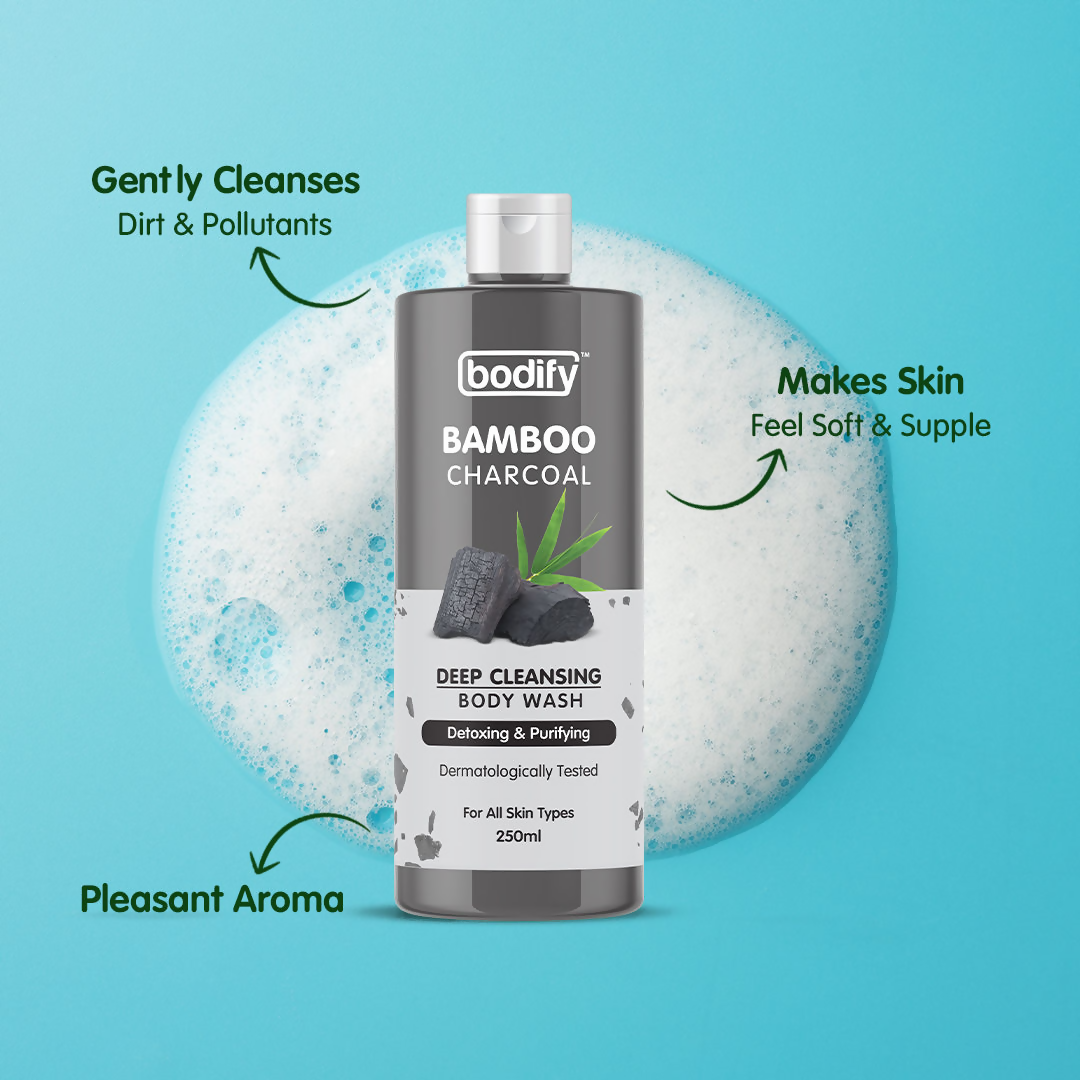 Bodify Bamboo Charcoal Deep Cleansing Body Wash