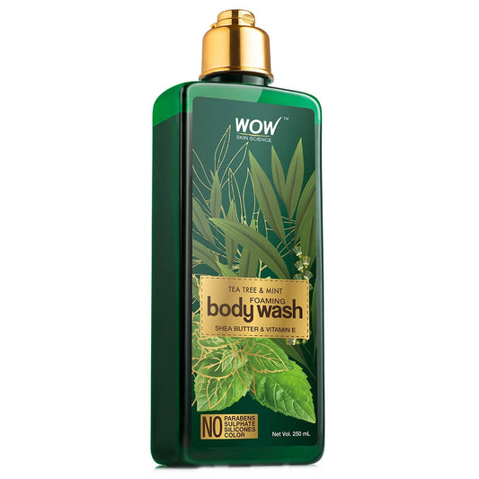 Buy Wow Skin Science Tea Tree & Mint Foaming Body Wash from DrMediCart, Ship from India to USA