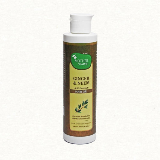 Buy Mother Sparsh Ginger & Neem Anti-Dandruff Hair Oil from DrMediCart, Ship from India to USA