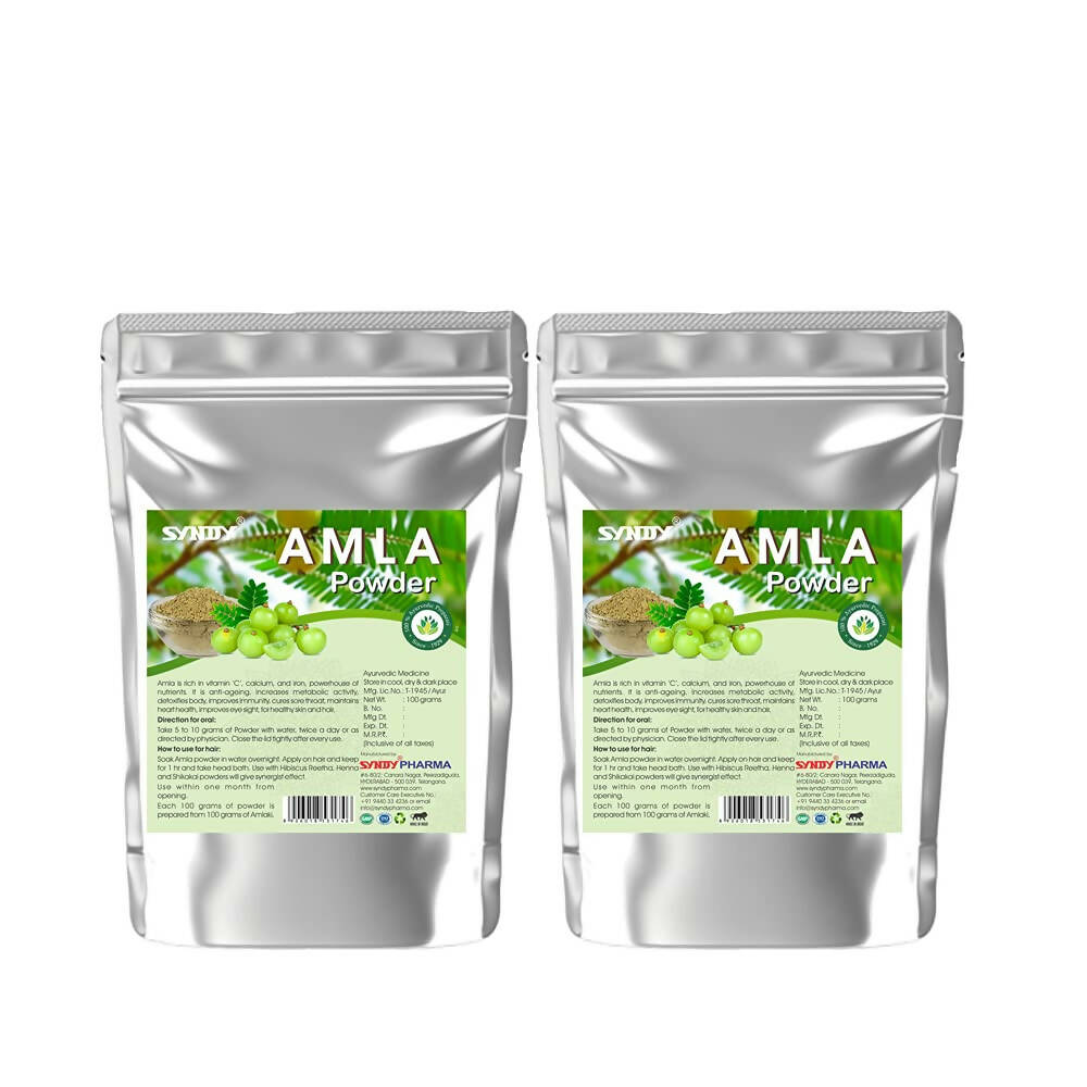 Buy Syndy Pharma Amla Powder (Indian Gooseberry) from DrMediCart, Ship from India to USA