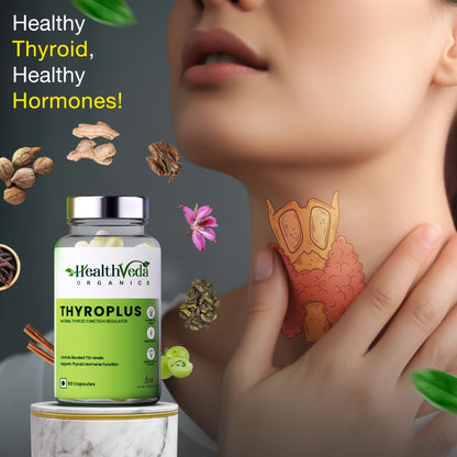 Health Veda Organics Thyroplus Capsules