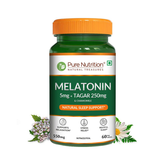 Pure Nutrition Melatonin 5mg Veg Tablets