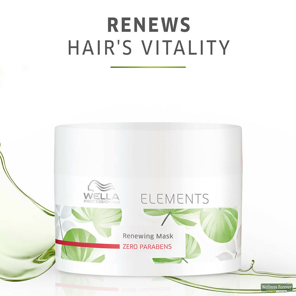 Wella Professionals Elements Renewing Paraben Free Hair Mask - Drmedicart