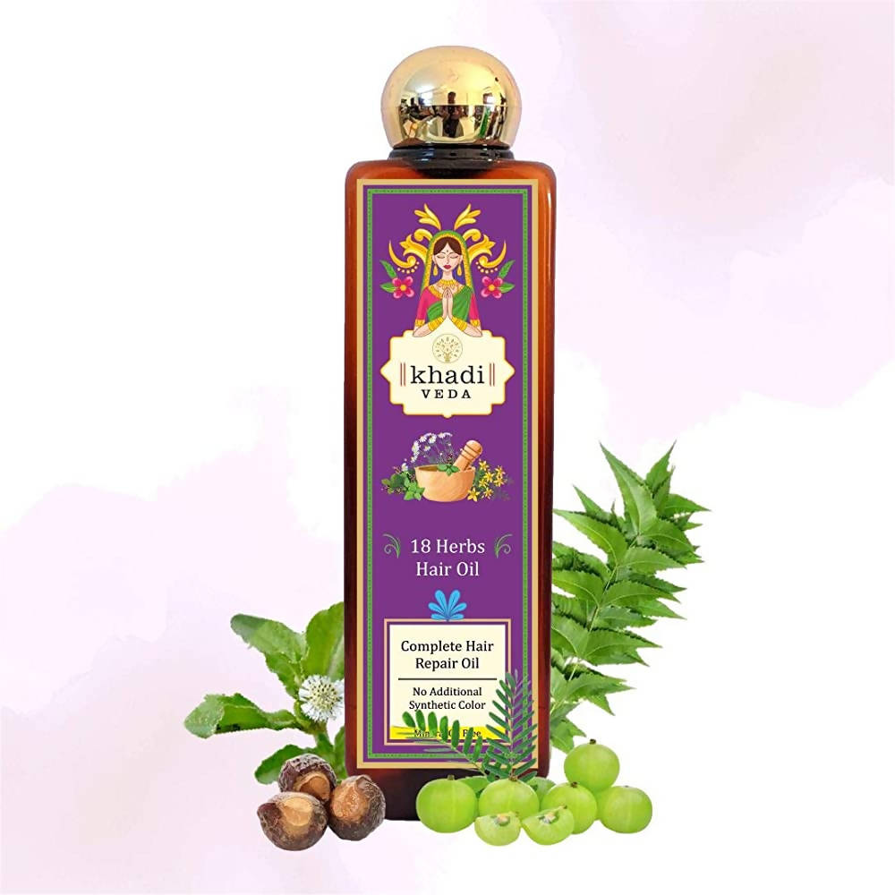 Khadi Veda 18 Herbs Hair Oil