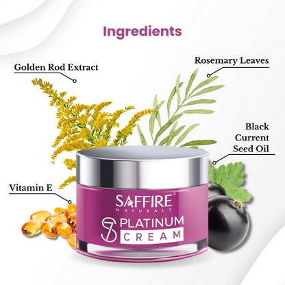 Saffire Naturals S7 Platinum Cream For Sun Protection & Glowing Skin