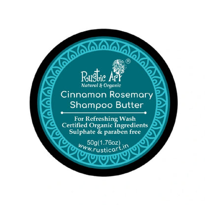 Buy Rustic Art Cinnamon Rosemary Shampoo Butter from DrMediCart, Ship from India to USA