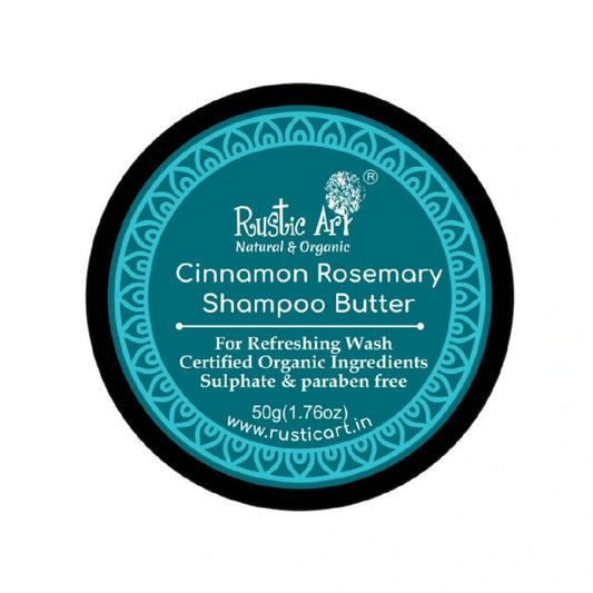 Buy Rustic Art Cinnamon Rosemary Shampoo Butter from DrMediCart, Ship from India to USA