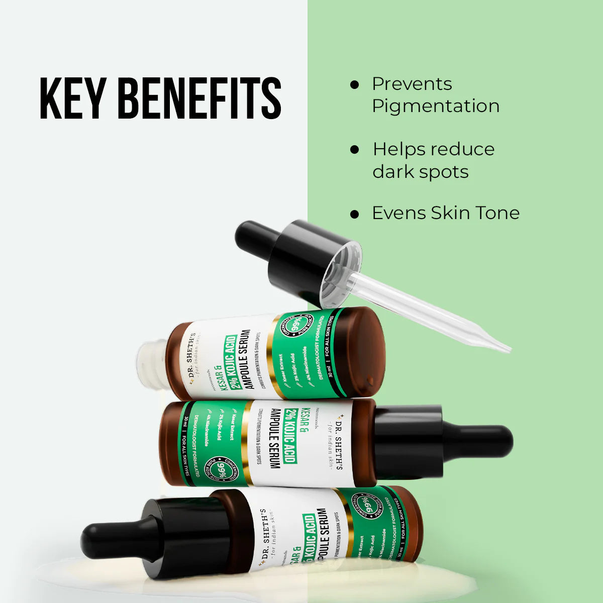 Dr. Sheth's Kesar & Kojic Acid Serum