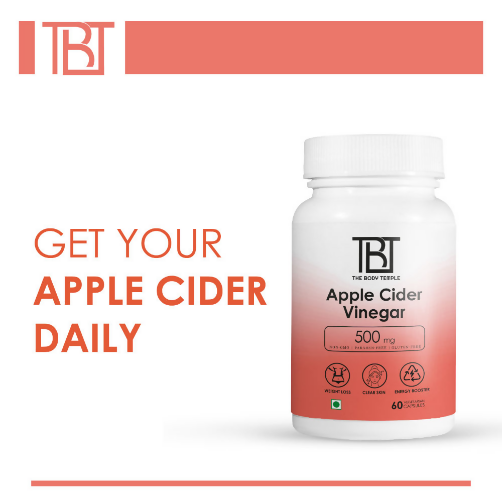 The Body Temple Apple Cider Vinegar 500mg Capsules