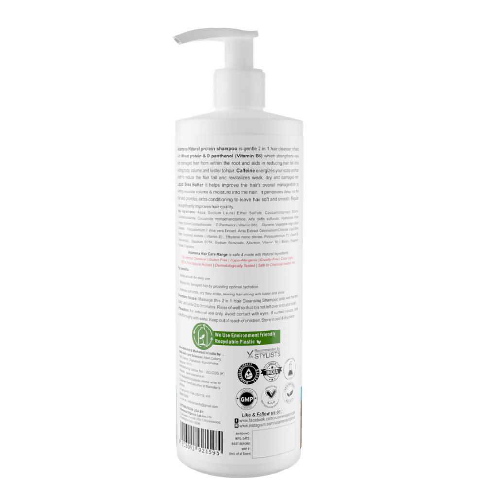 Volamena Natural Protein 2 In 1 Hair Shampoo