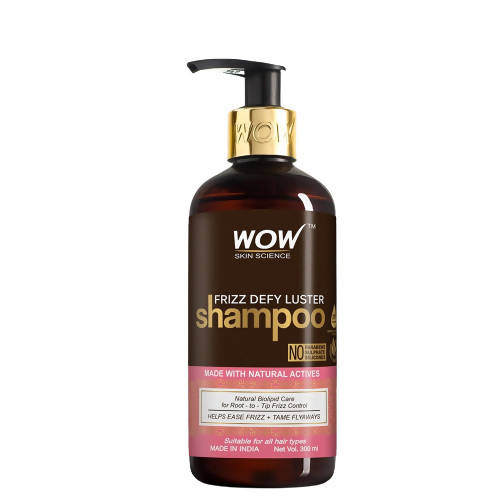 Wow Skin Science Frizz Defy Luster Shampoo - DrMediCart