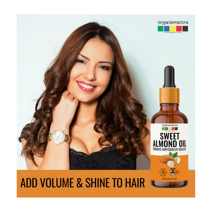 Organix Mantra Sweet Almond Body Oil for Hair & Face Nourishment