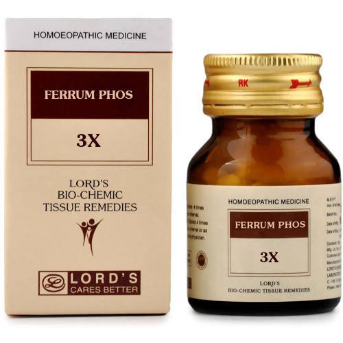Buy Lord's Homeopathy Ferrum Phos Biochemic Tablets from DrMediCart, Ship from India to USA