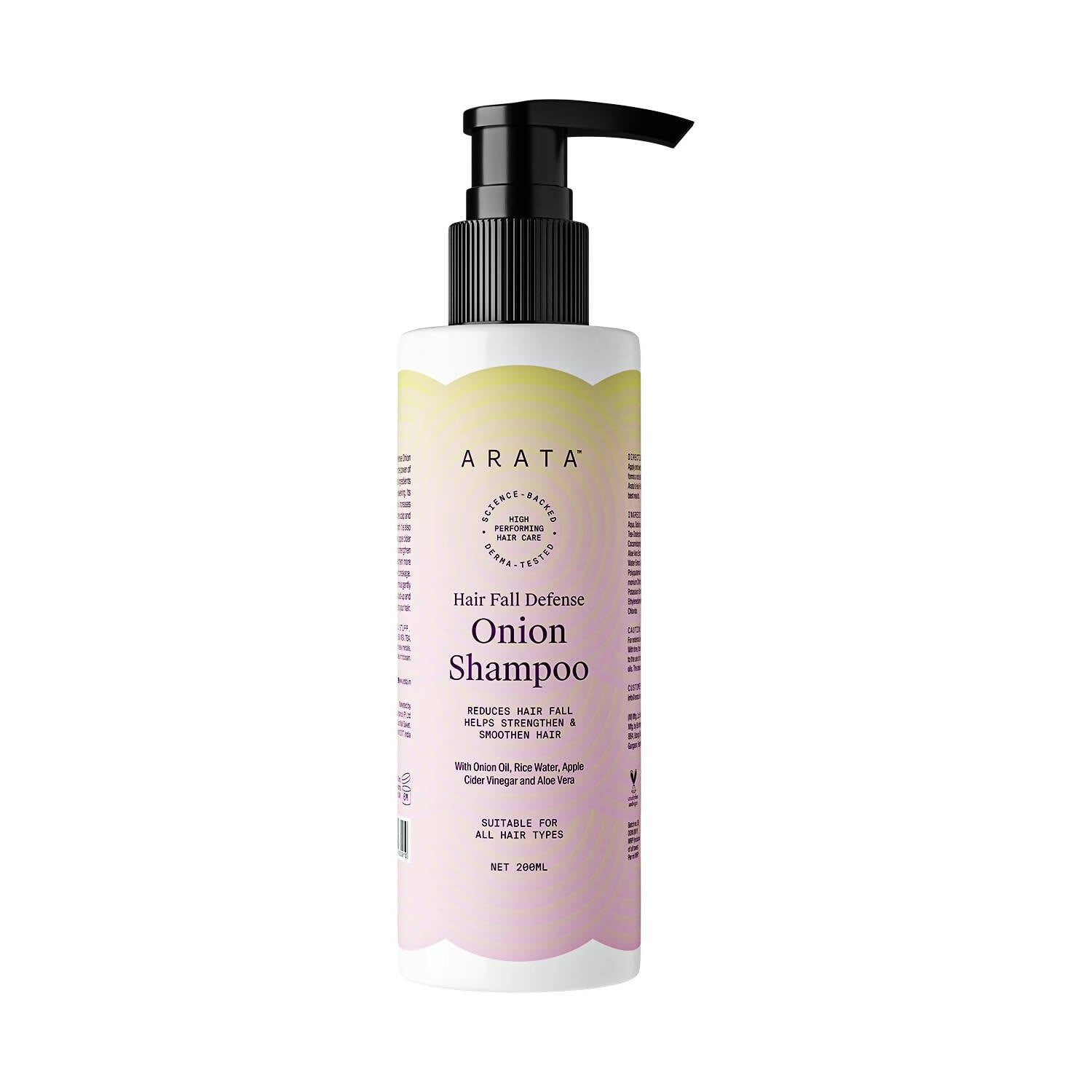 Buy Arata Hair Fall Defense Onion Shampoo from DrMediCart, Ship from India to USA