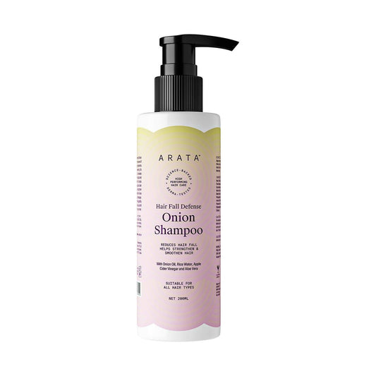 Buy Arata Hair Fall Defense Onion Shampoo from DrMediCart, Ship from India to USA