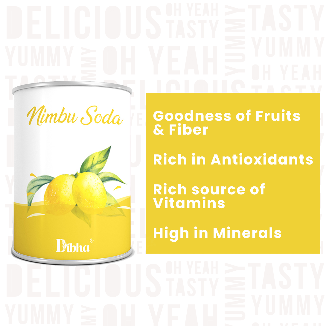 Dibha Nimbu Soda Instant Drink Premix