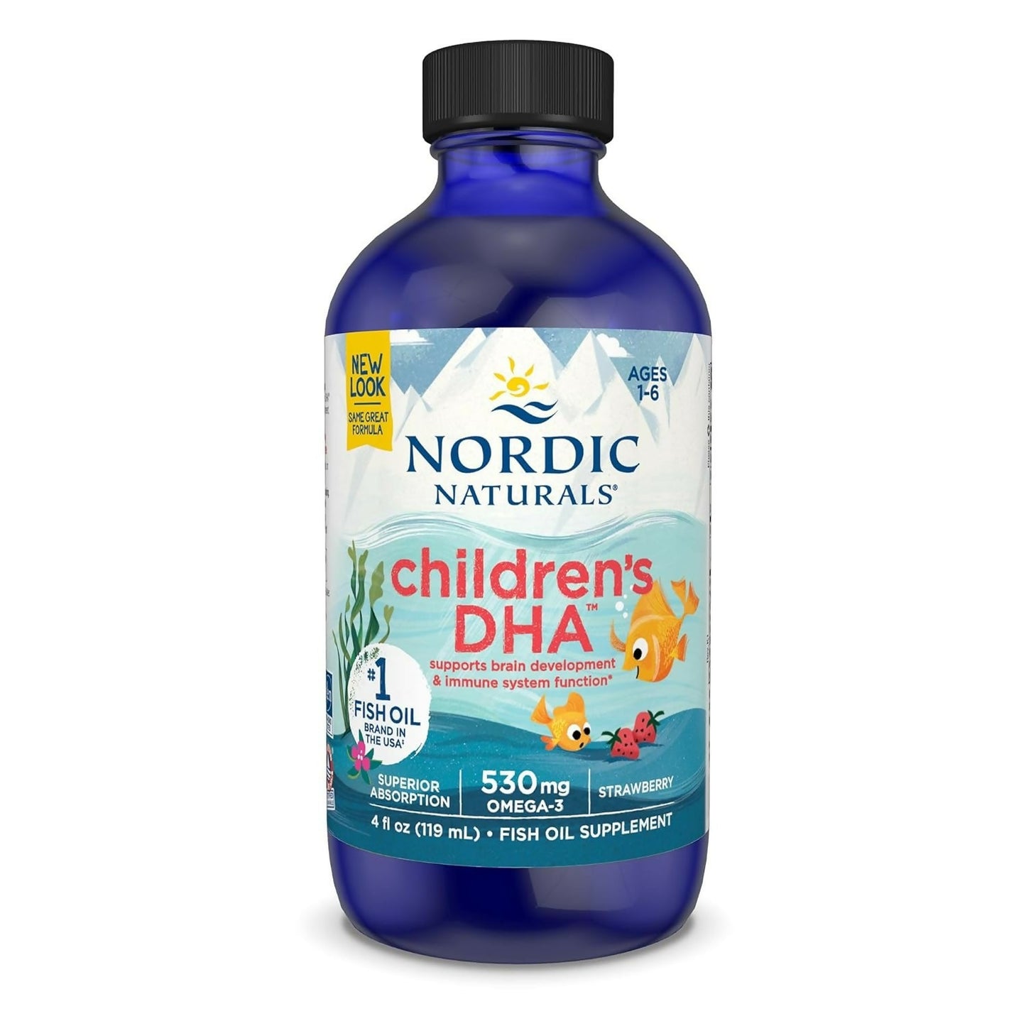 Nordic Naturals Children’s DHA For Omega 3 Fish Oil - Strawberry Flavour