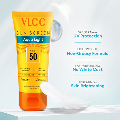 VLCC Aqua Light Sunscreen Gel SPF 50 PA++++