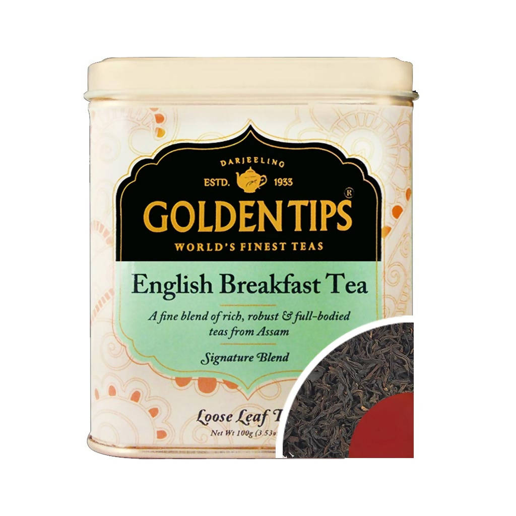 Golden Tips English Breakfast Tea - Tin Can