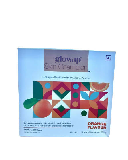 Hk Glowup Skin Champion Collagen Peptide With Vitamins Powder