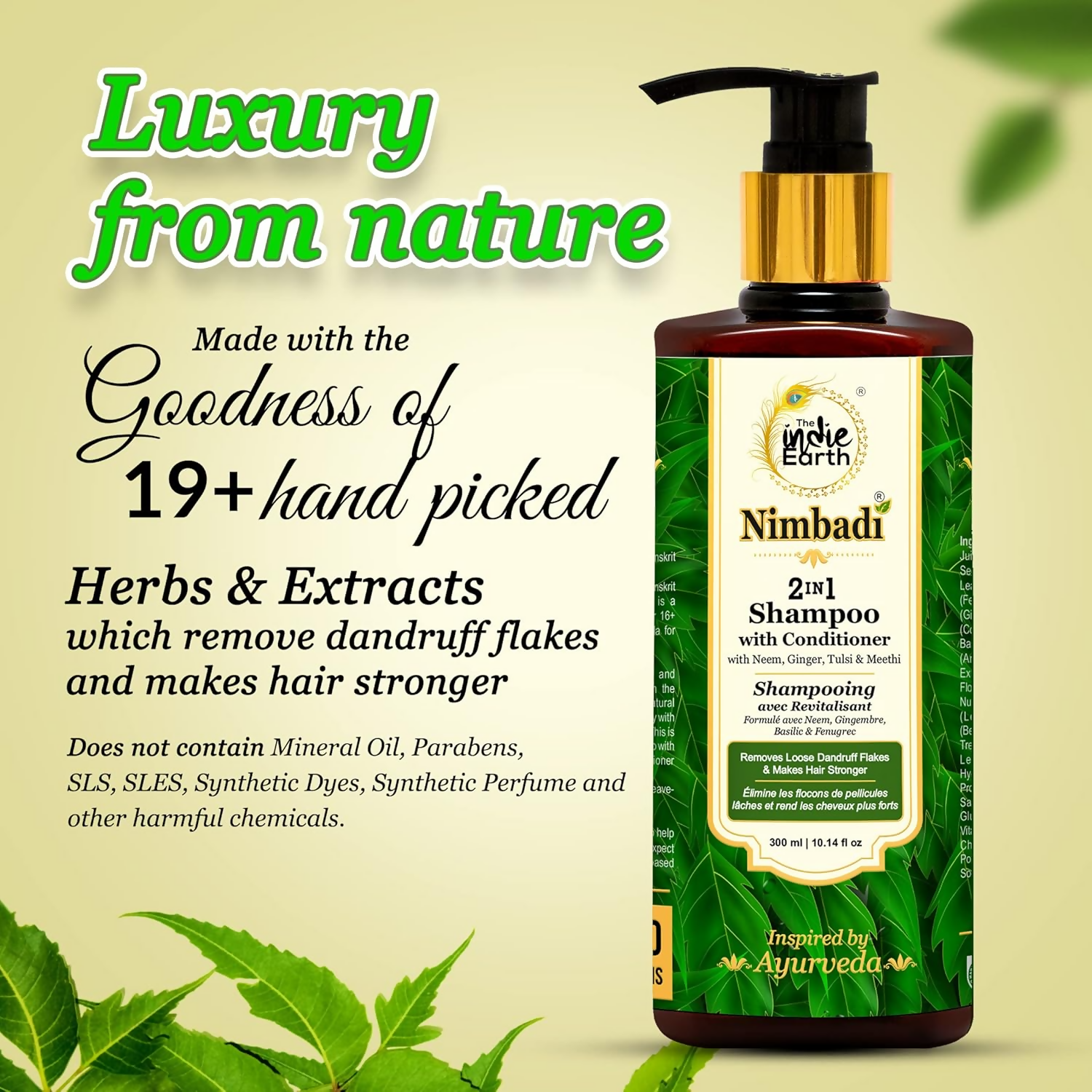 The Indie Earth Nimbadi 2-in-1 Shampoo with Conditioner for Healthy Hairs