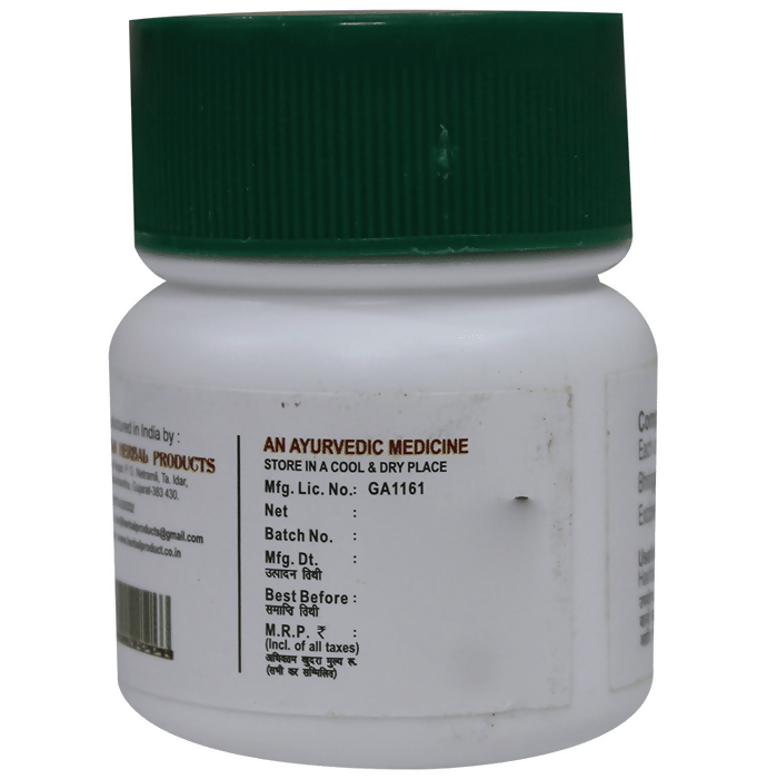 Shriji Herbal Products Bhringraj Ghanvati Tablets