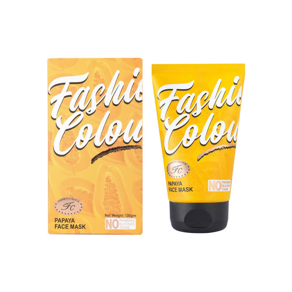 Fashion Colour Papaya Face Mask