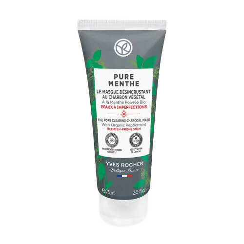 Buy Yves Rocher Pure Menthe The Pore Clearing Charcoal Mask from DrMediCart, Ship from India to USA