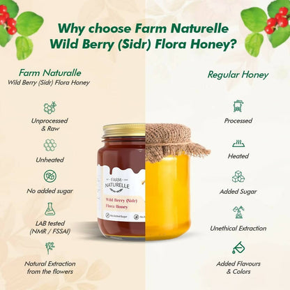 Farm Naturelle Wild Berry (Sidr) Flora Honey