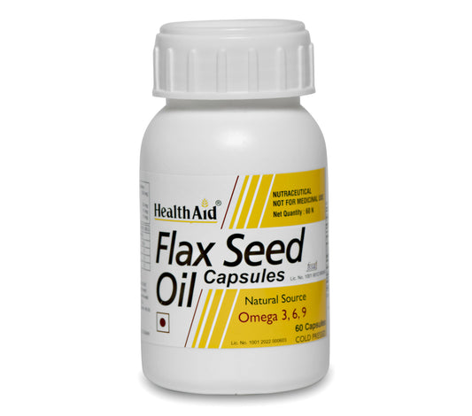 HealthAid Flax Seed Oil 1000 mg Capsules