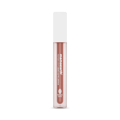 Mamaearth Feather Light Liquid Matte Lipstick - Nude Brown - Limited Time Offer