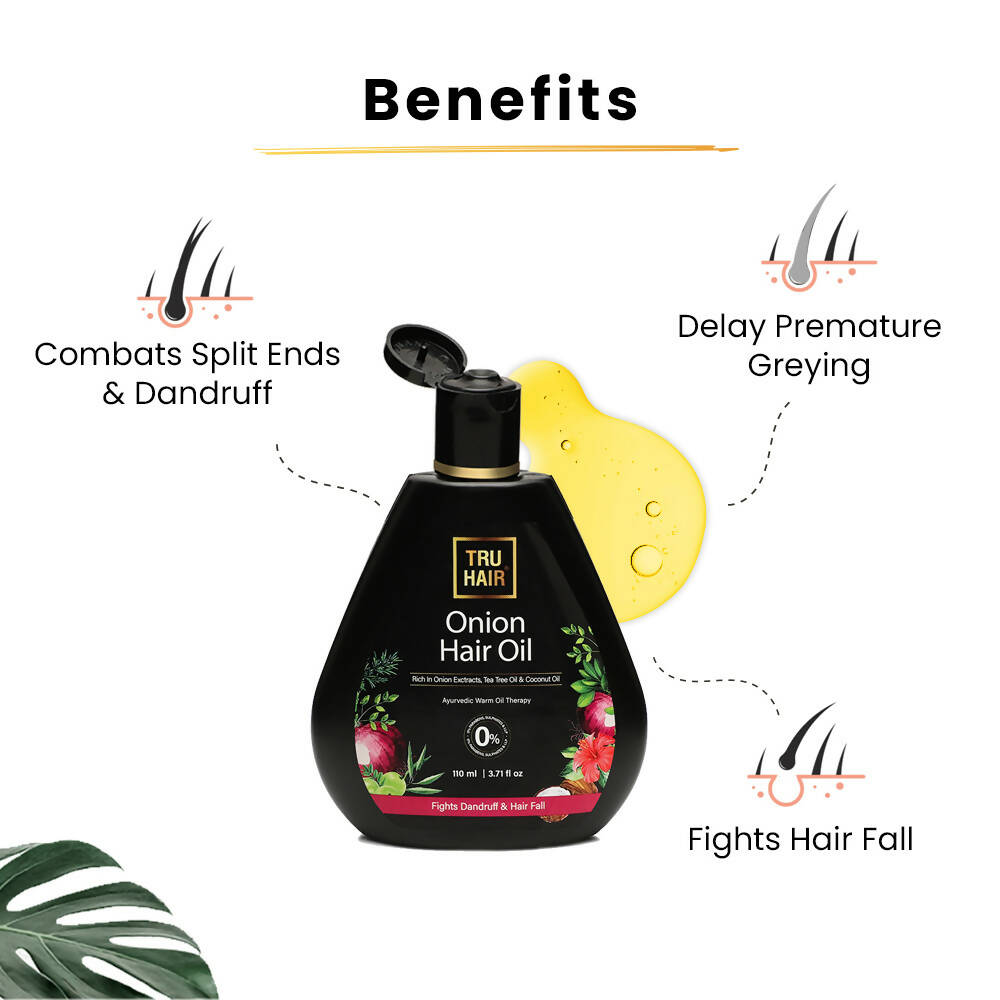 Tru Hair & Skin Onion Hair Oil