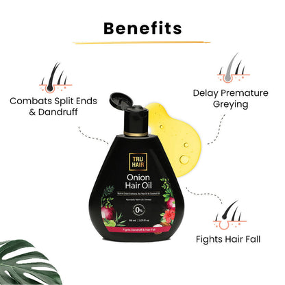 Tru Hair & Skin Onion Hair Oil