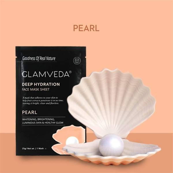 Glamveda Pearl Sheet Mask -Brightening & Lightening