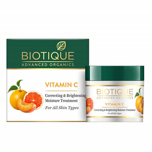 Buy Biotique Advanced Organics Vitamin C Correcting and Brightening Moisture Treatment from DrMediCart, Ship from India to USA