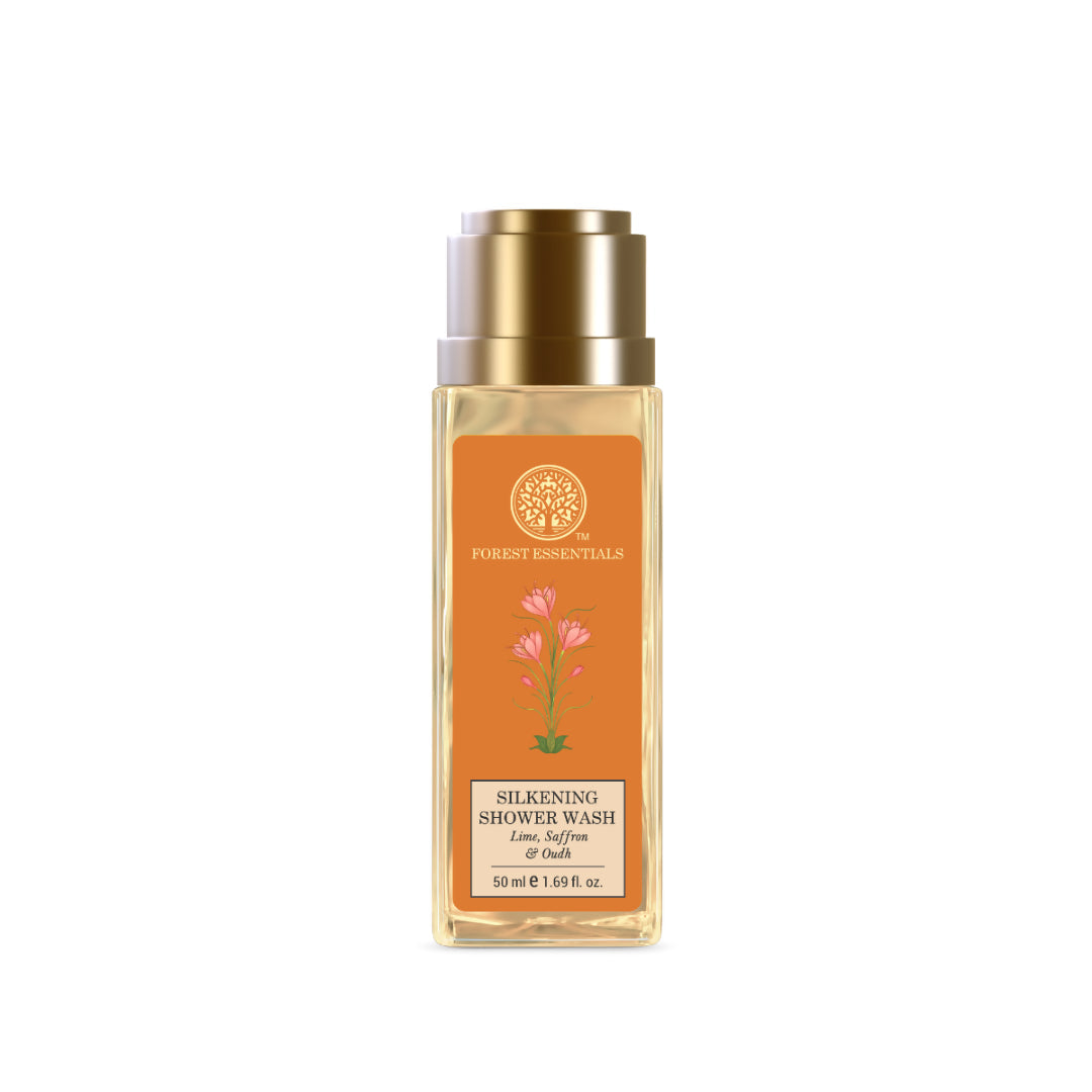 Buy Forest Essentials Silkening Shower Wash Lime Saffron & Oudh from DrMediCart, Ship from India to USA