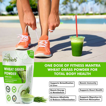 Myherb Natural Organic Wheat Grass Powder