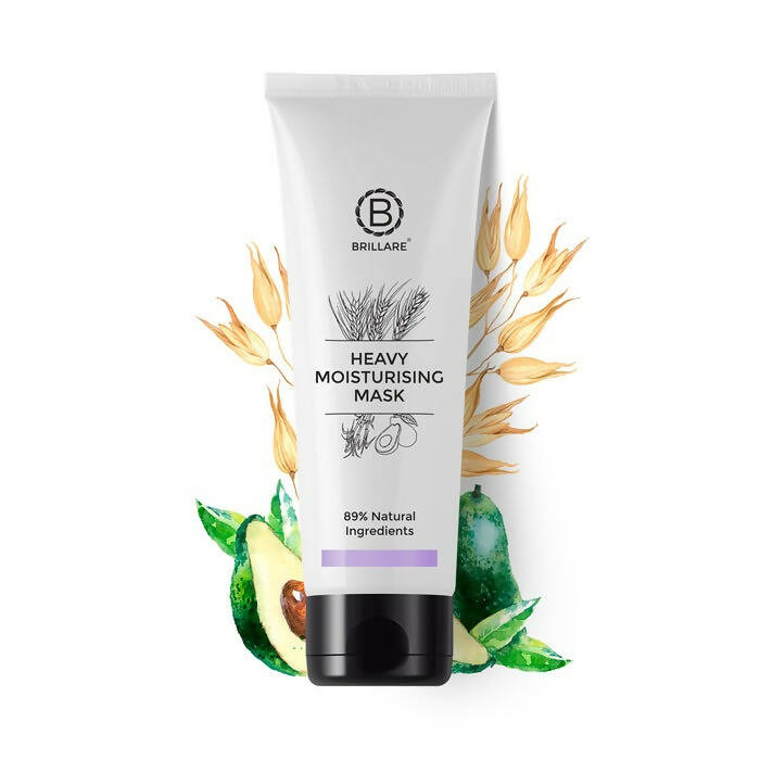 Buy Brillare Heavy Moisturising Hair Mask, Natural Conditioner for Dry and Frizzy Hair from DrMediCart, Ship from India to USA