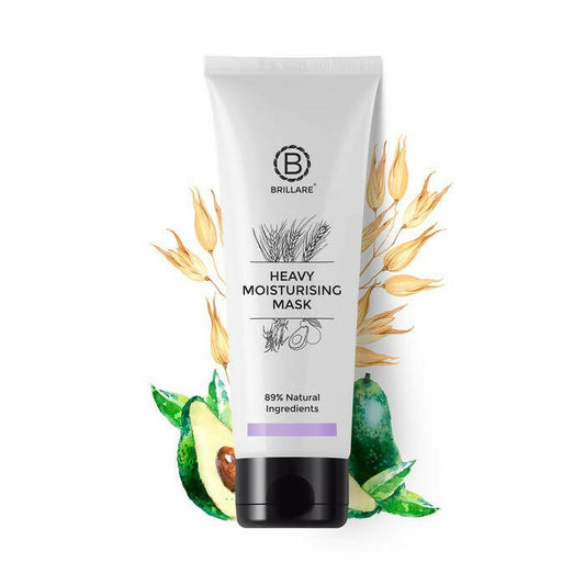 Buy Brillare Heavy Moisturising Hair Mask, Natural Conditioner for Dry and Frizzy Hair from DrMediCart, Ship from India to USA