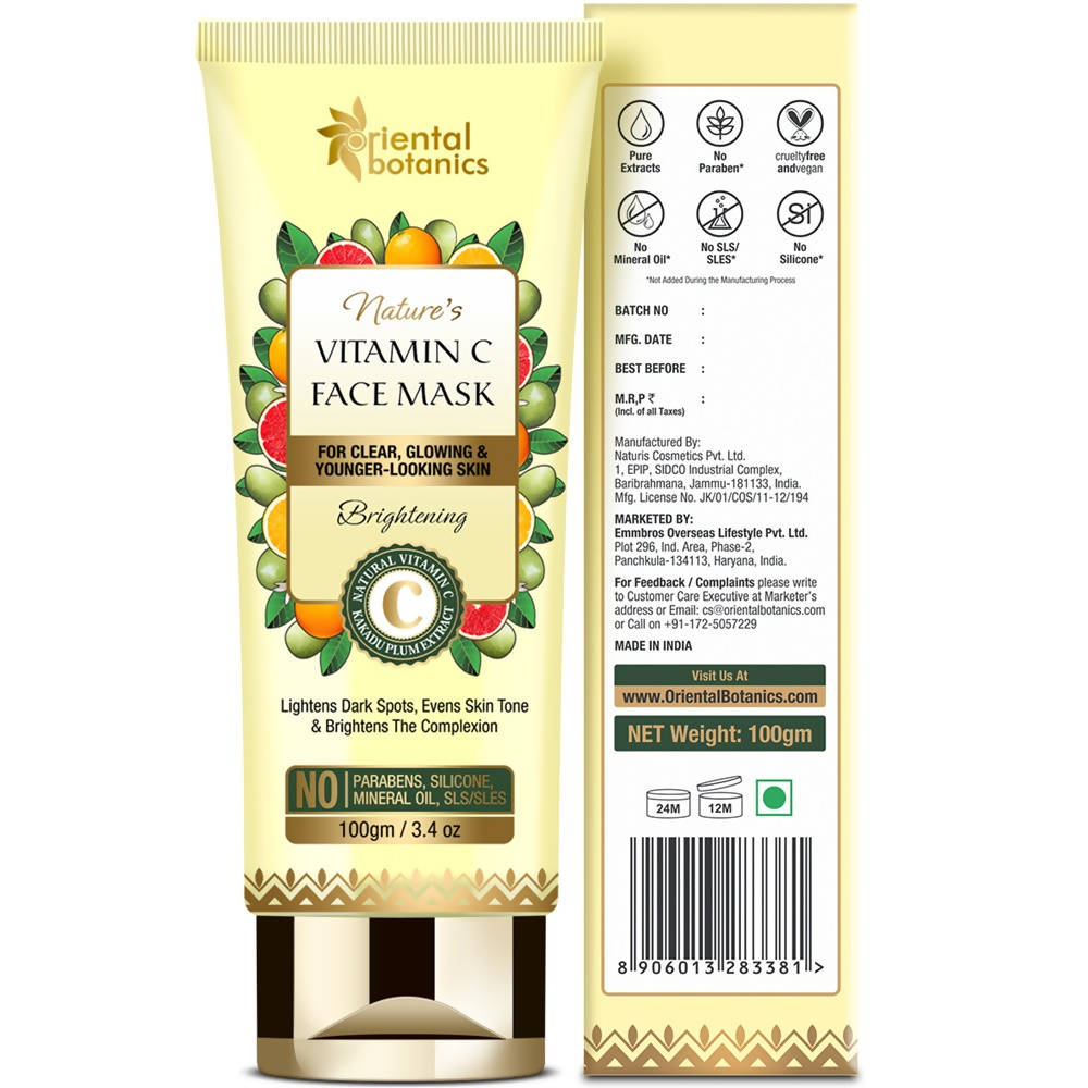 Oriental Botanics Natureâ€™s Vitamin C Brightening Face Mask